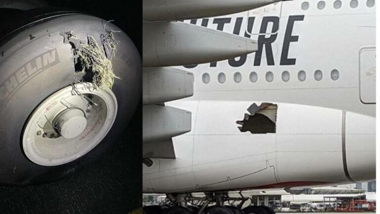 Hole in airborne Emirates plane ‘1 in a million’ says aviation expert