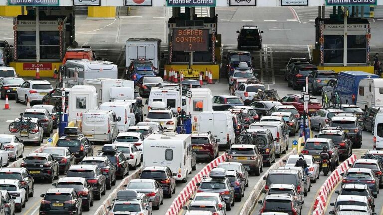 UK blames France as travellers face hours-long port delays