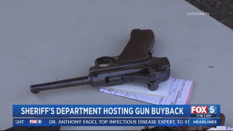 San Diego County Sheriff's Department Holding Gun Buyback Event