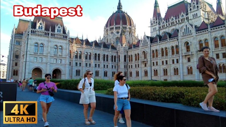 Budapest Hungary Walking Tour 4K – City Tour 4K – Budapest Street Walk