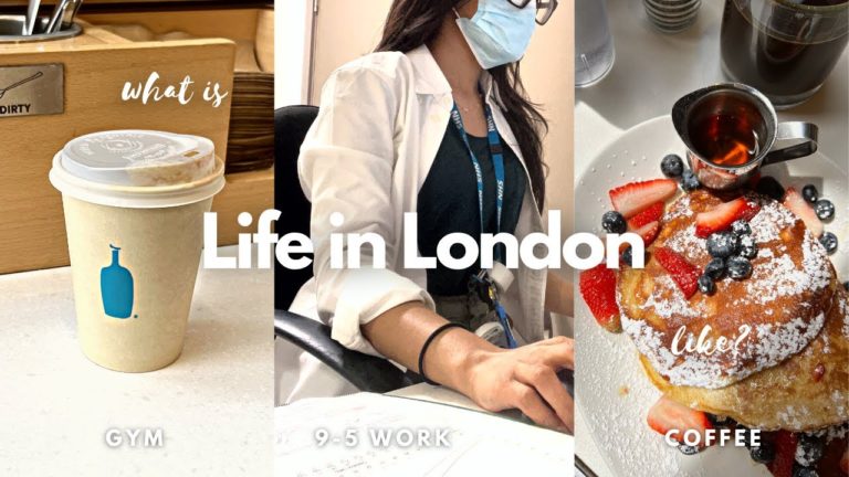 9-5 Work Week In My Life • What Life In London Looks Like • Cooking, Gym, Cleaning 🇬🇧