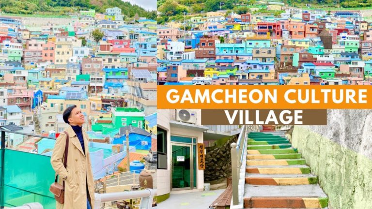 A DAY IN BUSAN KOREA VLOG 2022 | GAMCHEON CULTURE VILLAGE TOUR