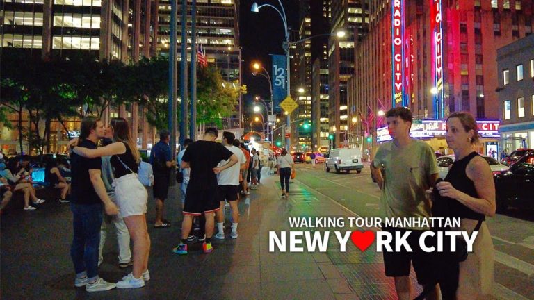 [4K] NYC Summer Evening Walk – Manhattan Sixth Avenue, New York City, Travel, USA