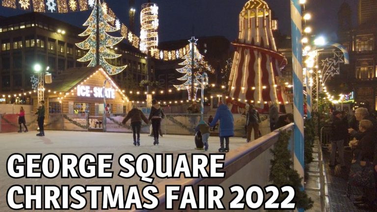 A Tour Of The Glasgow George Square Christmas Fair 2022