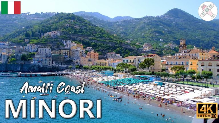 MINORI │ ITALY.  Day Trip to Minori: See the Colorful Amalfi Coast in 4K!