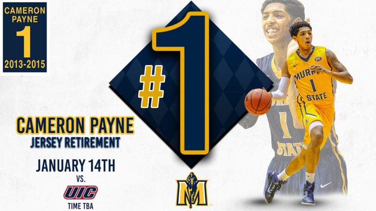 Cameron Payne #1 Jersey To Be Retired | Racers Men's Basketball