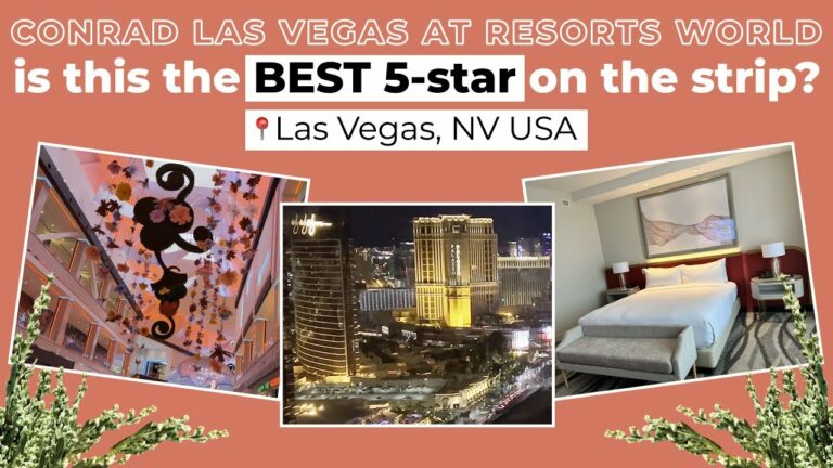 Is This the Best 5 Star Hotel in Vegas?🥇Room Tour (Conrad📍Las Vegas at Resorts World)