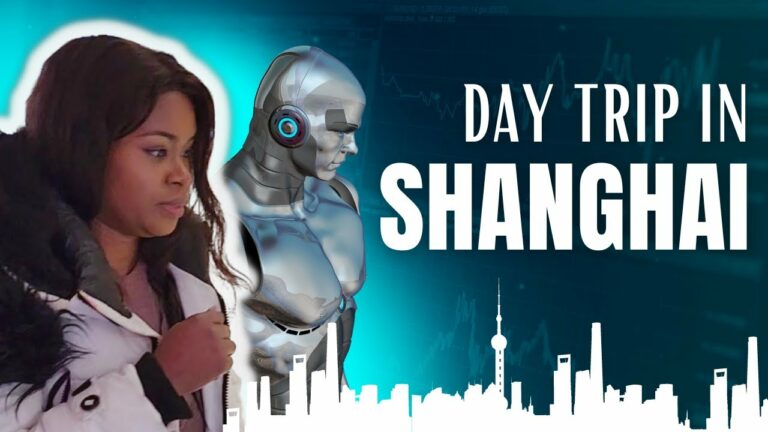 Foreigner in China SHANGHAI DAY TRIP FUTURISTIC Tour 2023 🦾☕️🤯 #travel