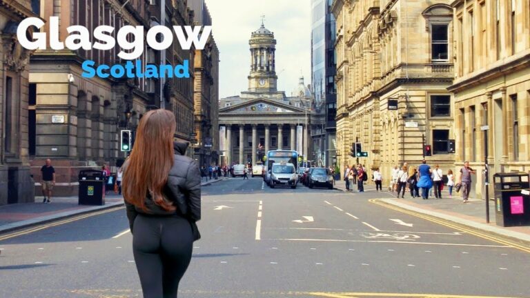 Step into the Majestic Beauty of Glasgow, Scotland: A Stunning 4K HDR 60fps Walking Tour