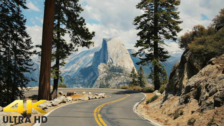 Yosemite National Park Scenic Drive to Glacier Point & Tioga Pass 4K | California | Yosemite Hiking